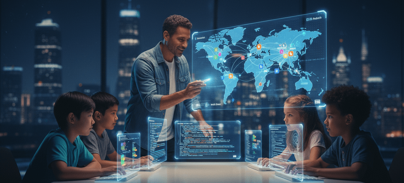 1-on-1 Global Online Coding for Kids & Teens